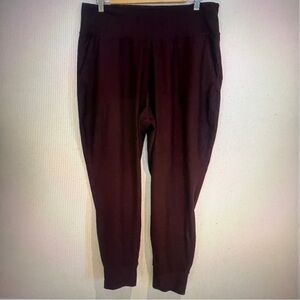 Old Navy Active Go Dry Powersoft Jogger Purple Pockets Stretch Gym Yoga Size XL